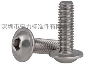 ISO7380-2圓頭內六角帶介螺絲